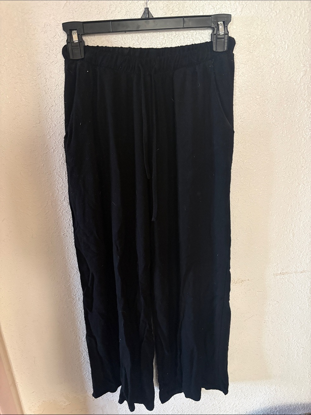 Millibon Black Wide Leg Drawstring Pants